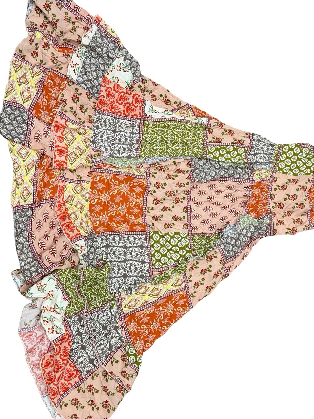 β¨ Anthropologie Abel the Label Gypsiana Patchwork Maxi Dress Size Small - Picture 12 of 12